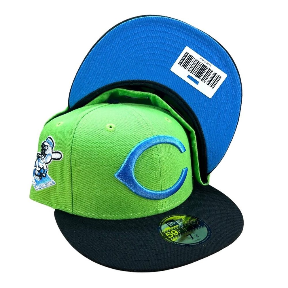 New Era Cincinnati Reds 1953 All Star Game Patch 59Fifty Fitted Hat Size 7 1/8